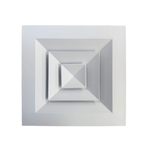 Ceiling Diffuser Louvred Face 4 Way - Model ADCD