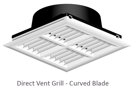Direct Vent Grille 4 way with DVNA