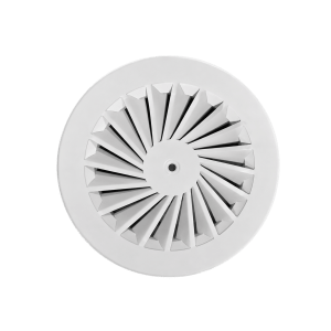 Fixed Helical Swirl Diffuser - Round Face