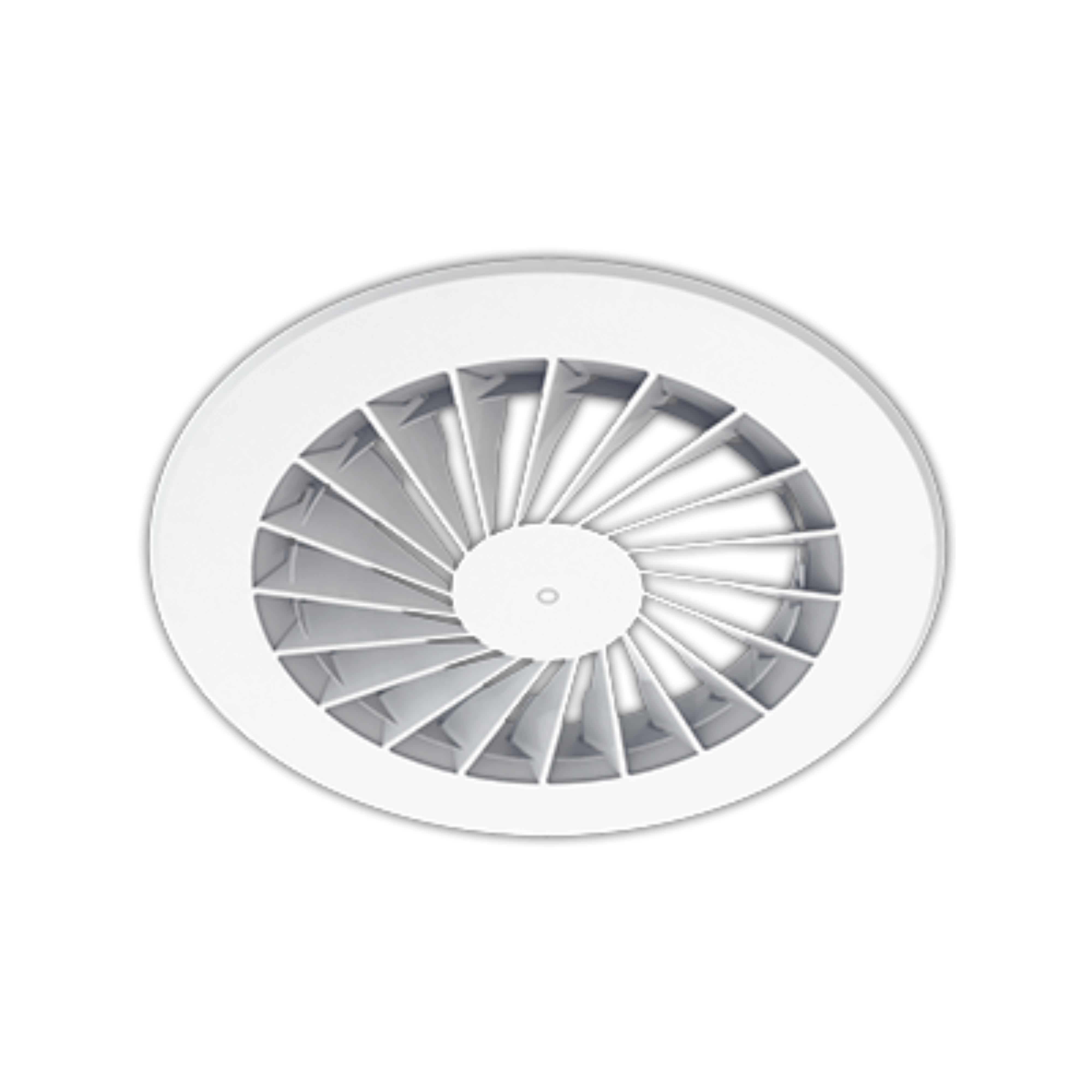 Adjustable Helical Swirl Diffuser