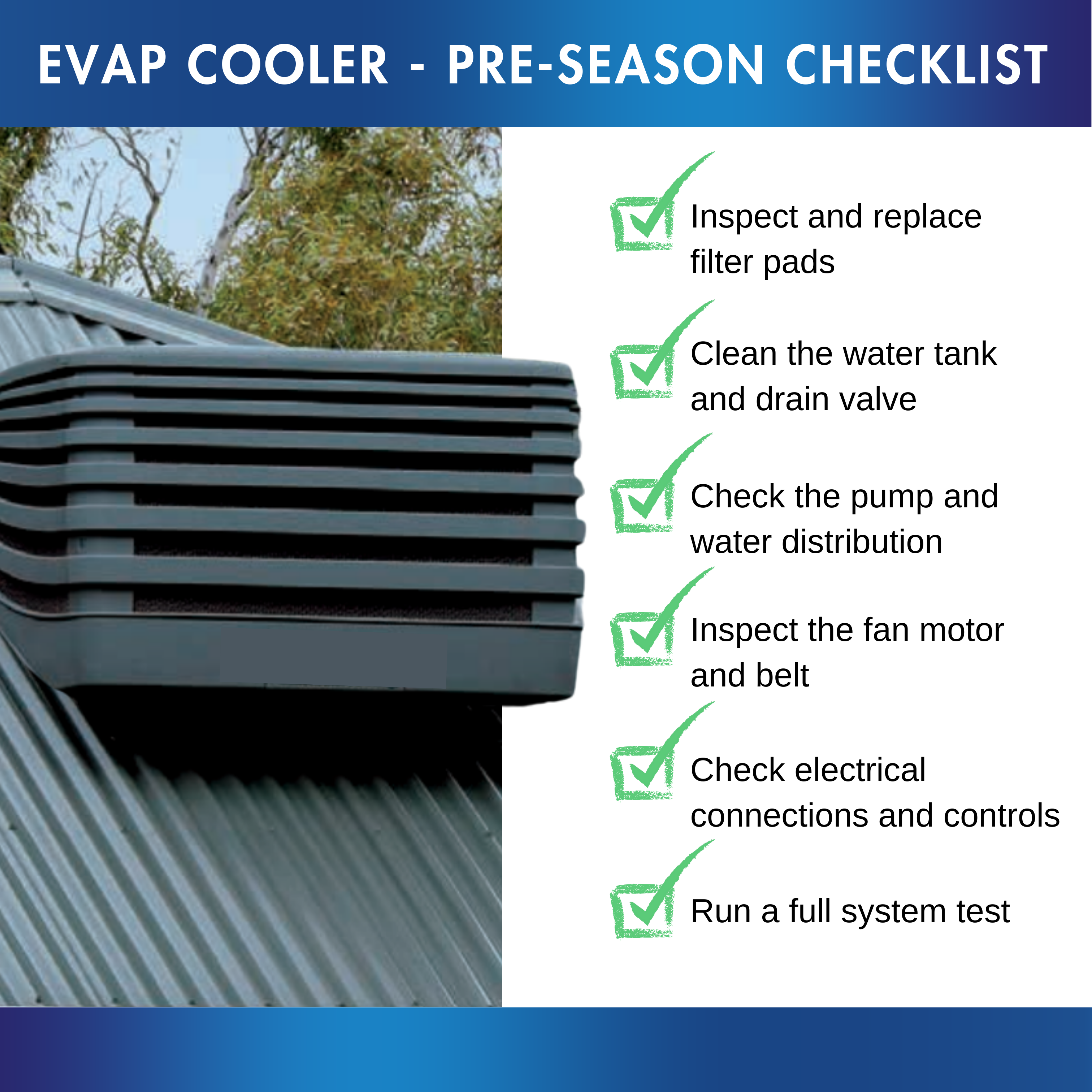 Get Your Evaporative Cooler Summer-Ready