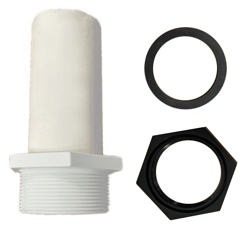 DOBL overflow fitting assembly