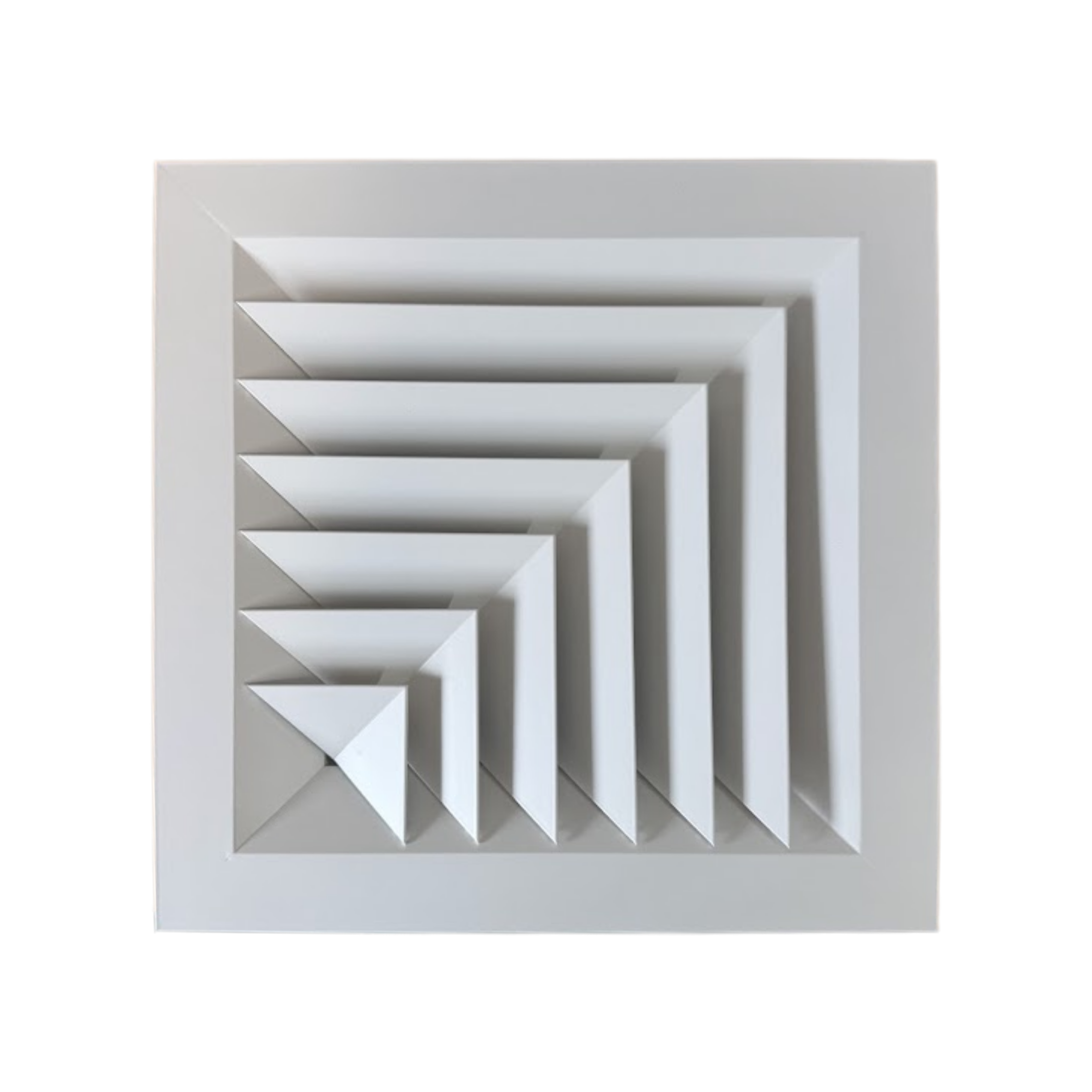 Triangular Louvre Ceiling Diffuser Ceiling Diffuser Louvred Face | Model ADCD