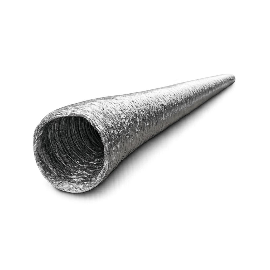 Nude Core (4 Zero) Double Foil Flexible Duct