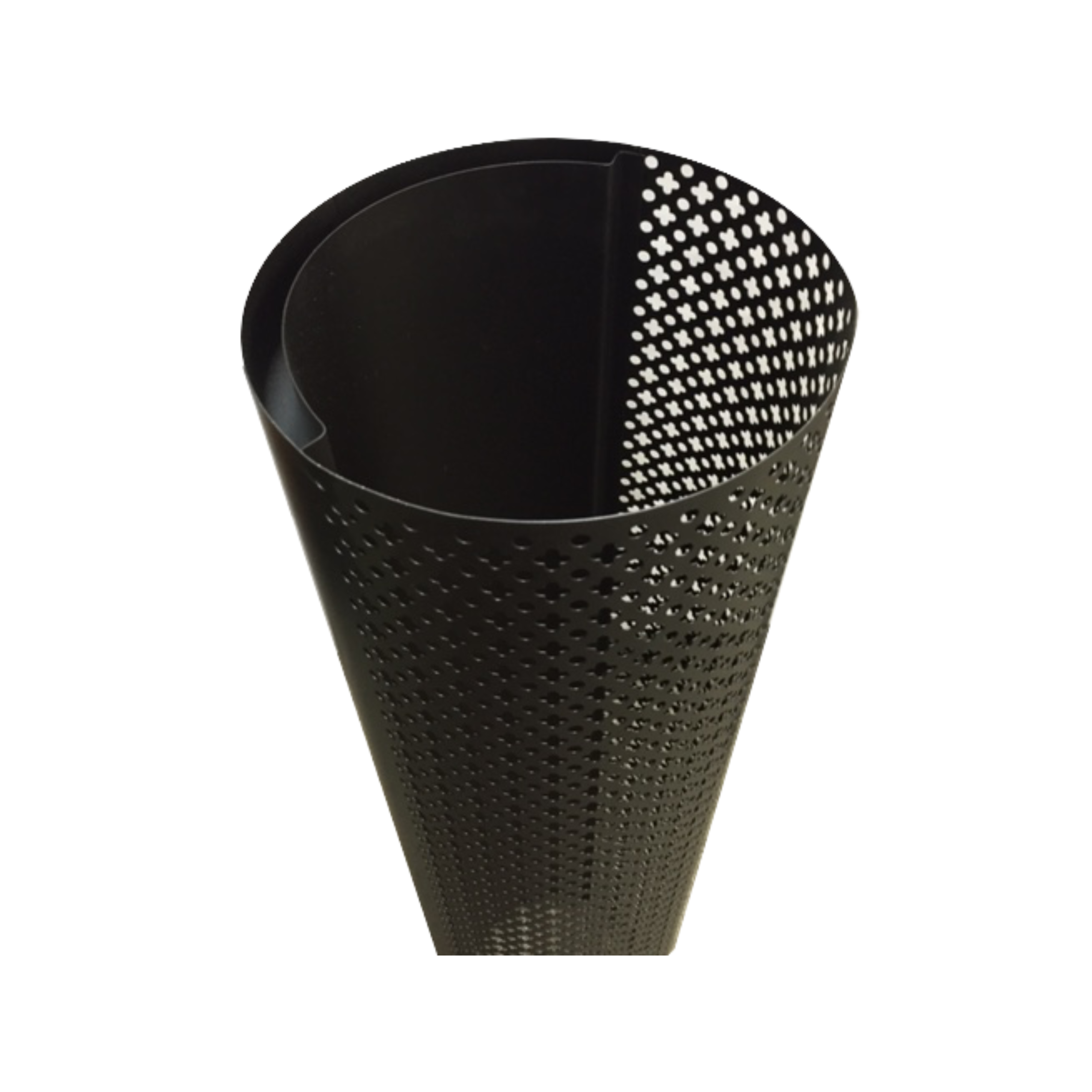 Perforated Cloverleaf Flue with Shield (900mm long)