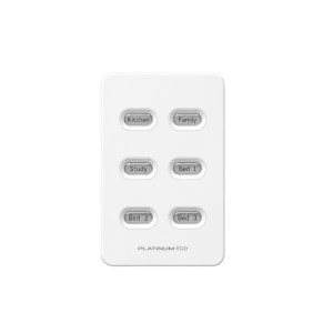 Platinum Lite 6 Zone Wall Controller for ducted air conditioning zoning systems