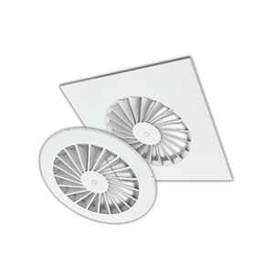 Fixed Helical Swirl Diffuser